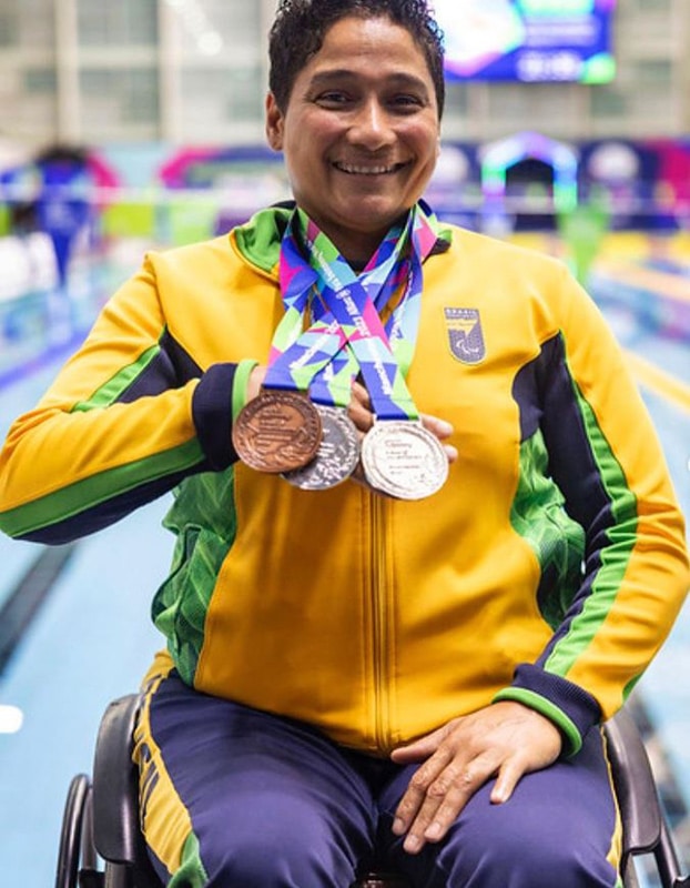 Patrícia Pereira é medalhista no Mundial de Natação Paralímpica