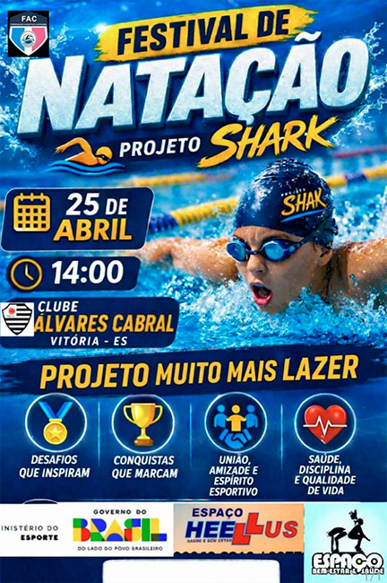 III Festival de Natação reúne mais de 120 jovens atletas e promove inclusão social em Campo Grande